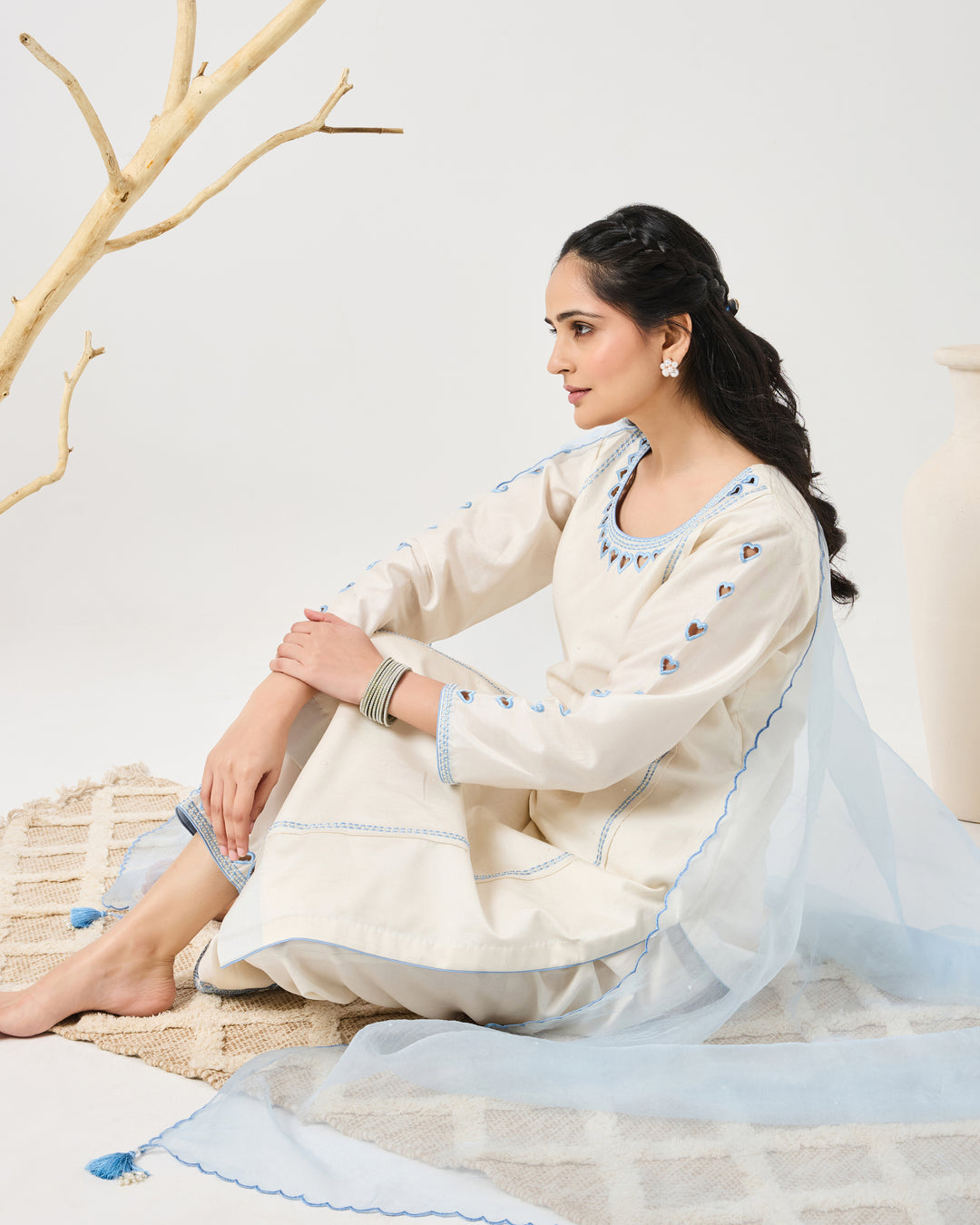 Dilzaah Cut Heart Straight suit