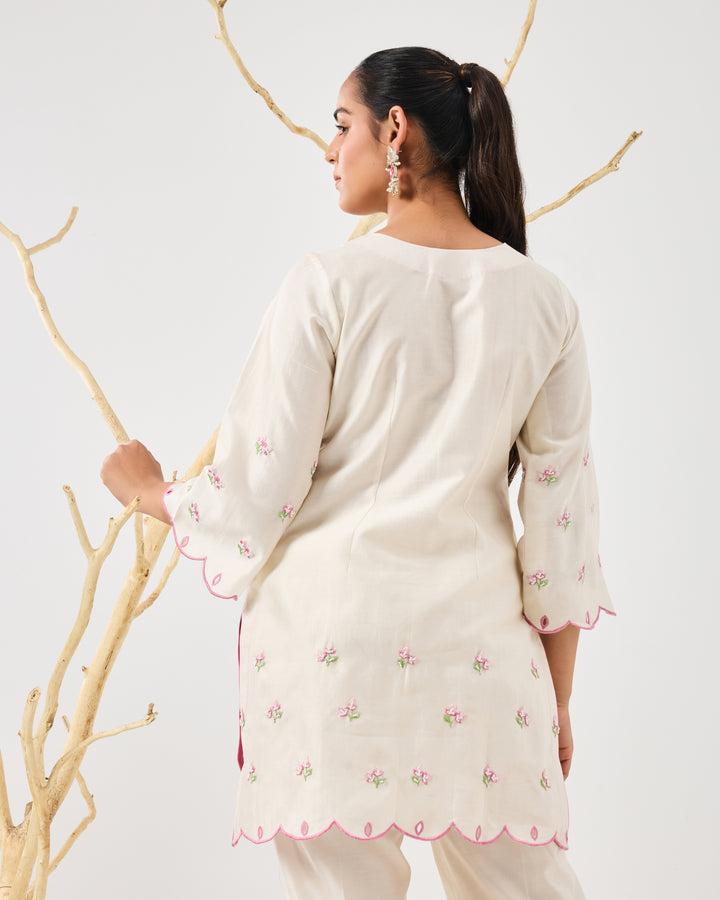 Dilzaah Flower Straight Suit