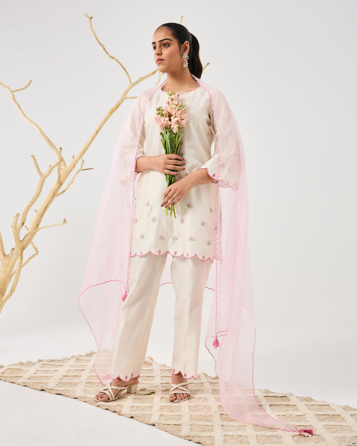Dilzaah Flower Straight Suit