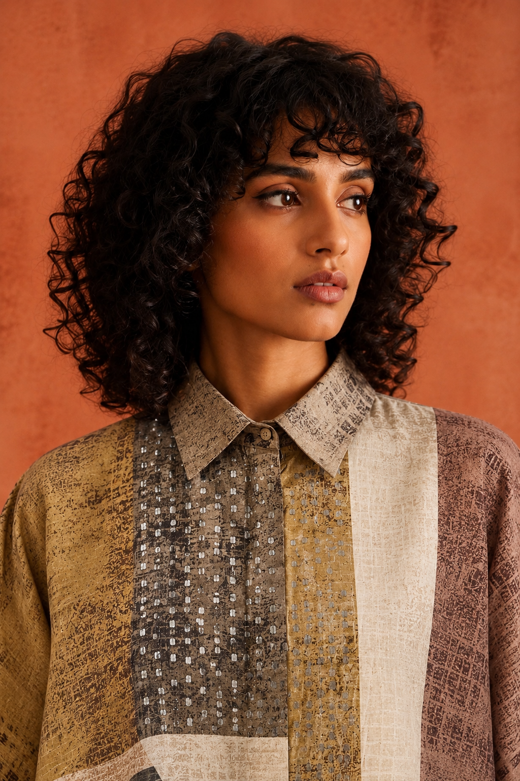 Kaleido High-Low Kaftan Set