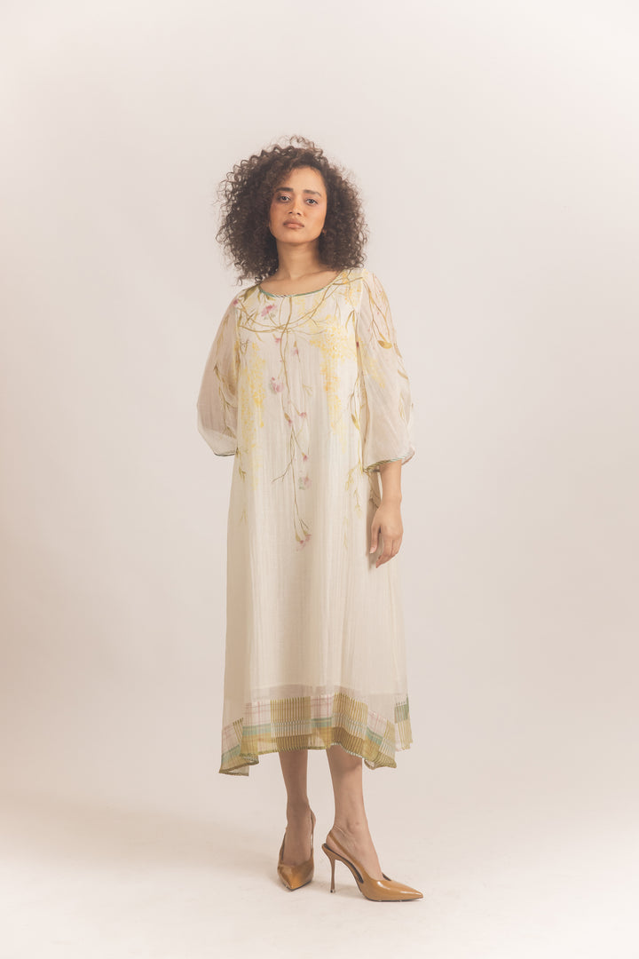 Vine hill top dress white