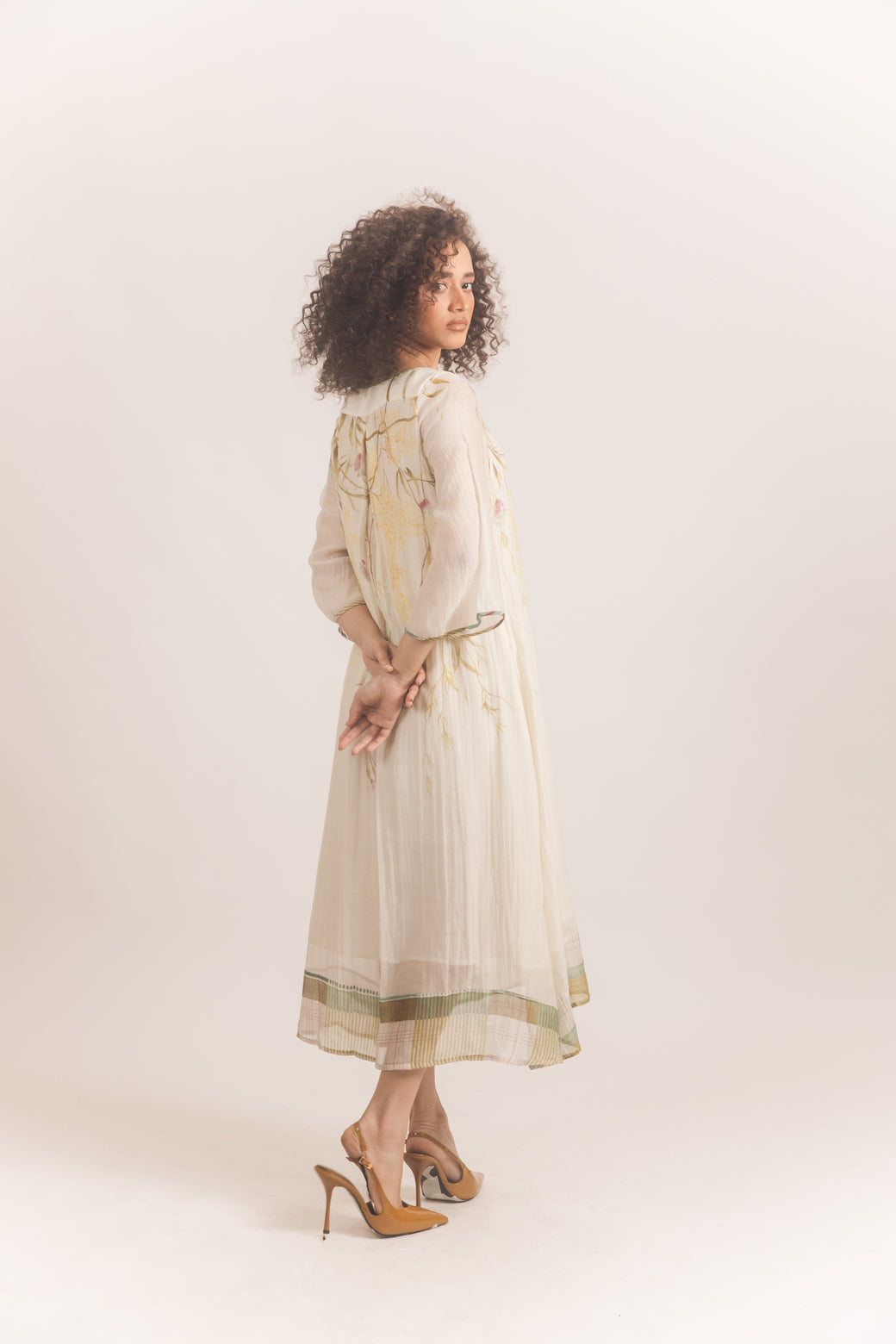 Vine hill top dress white