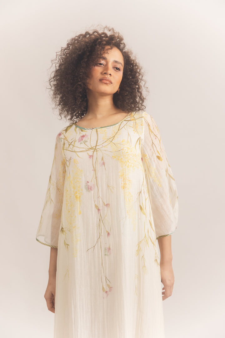 Vine hill top dress white