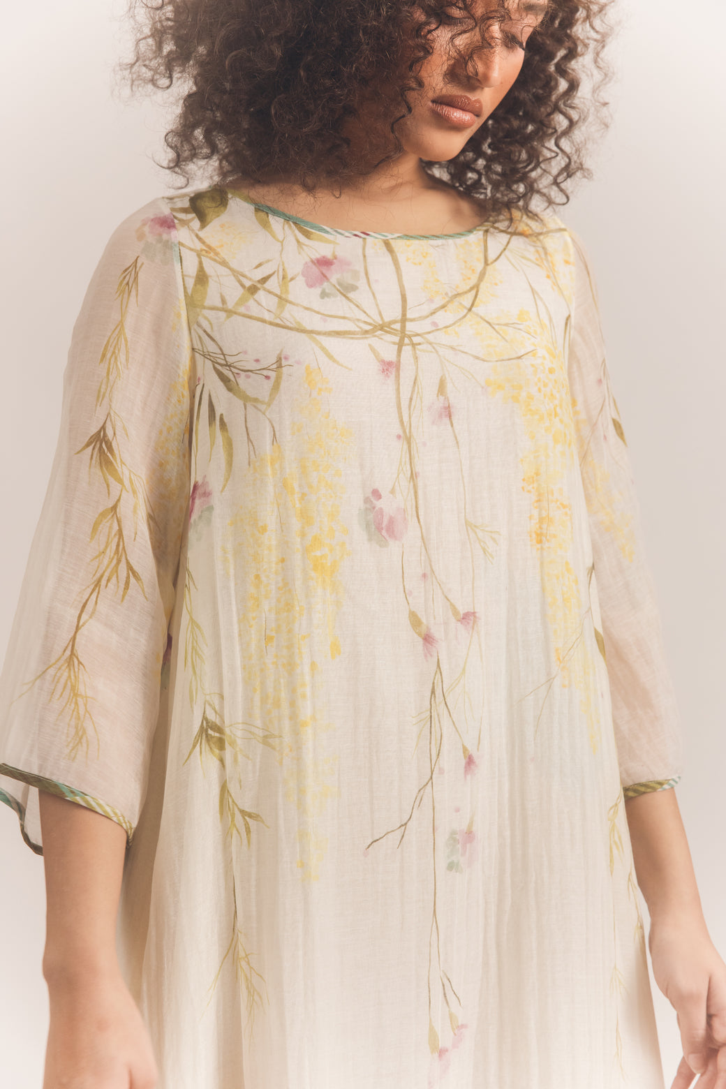 Vine hill top dress white