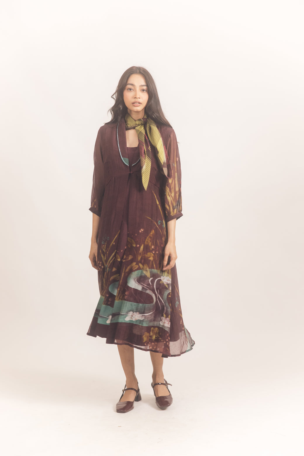 Aurora Jacket set wine