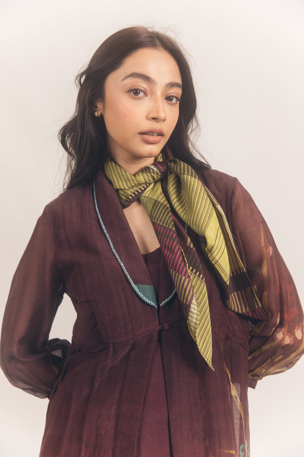 Aurora Jacket set wine