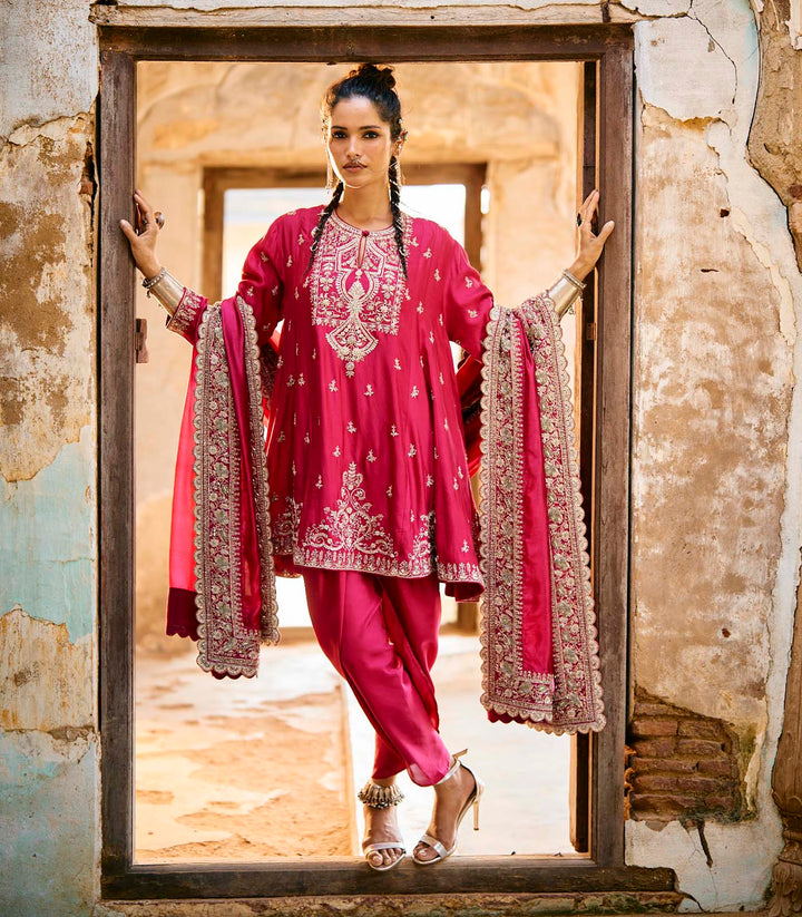 Rani Pink Tunic Set