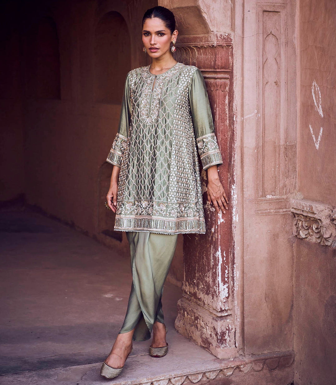 Mint Green Tunic Set