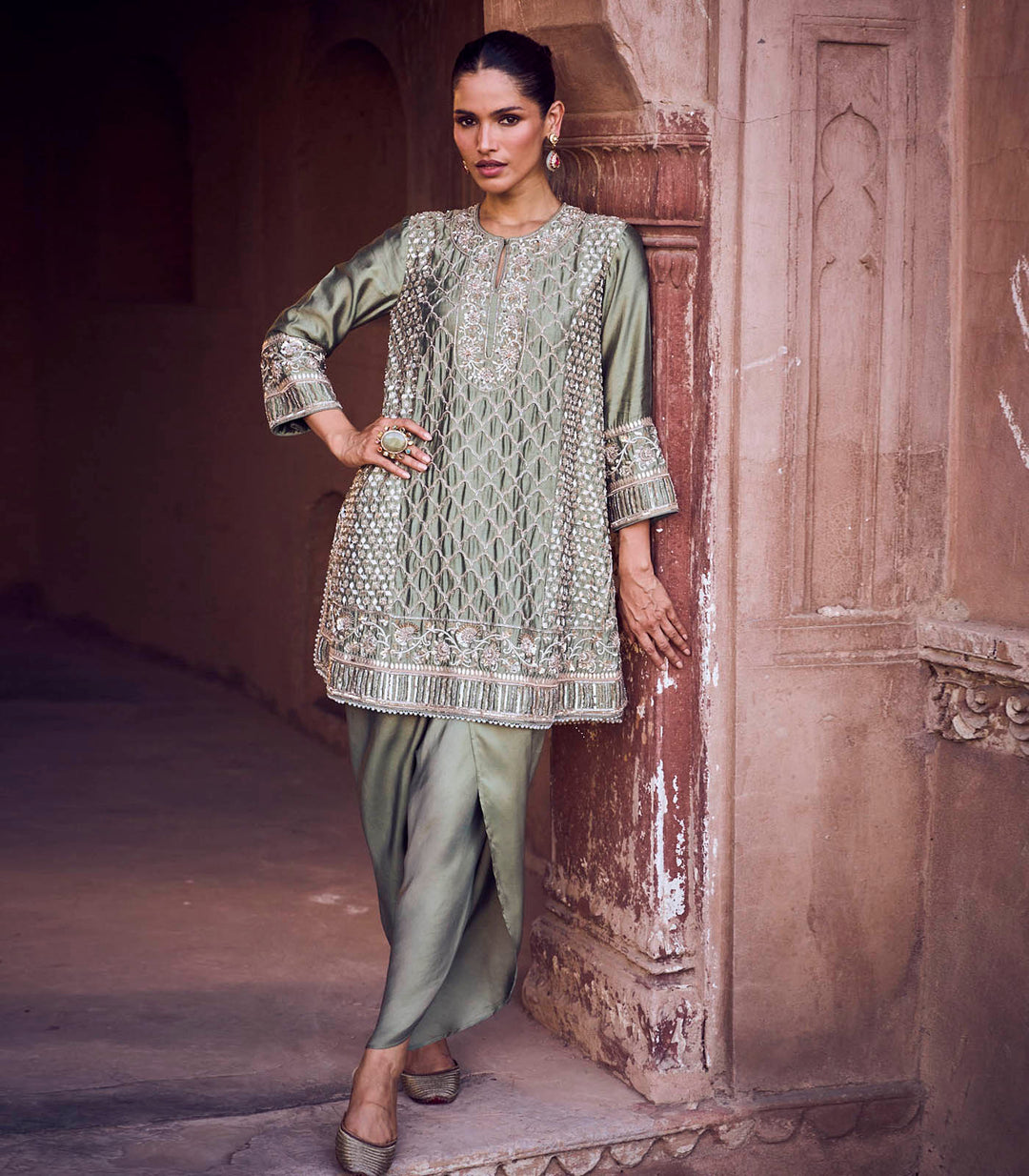 Mint Green Tunic Set