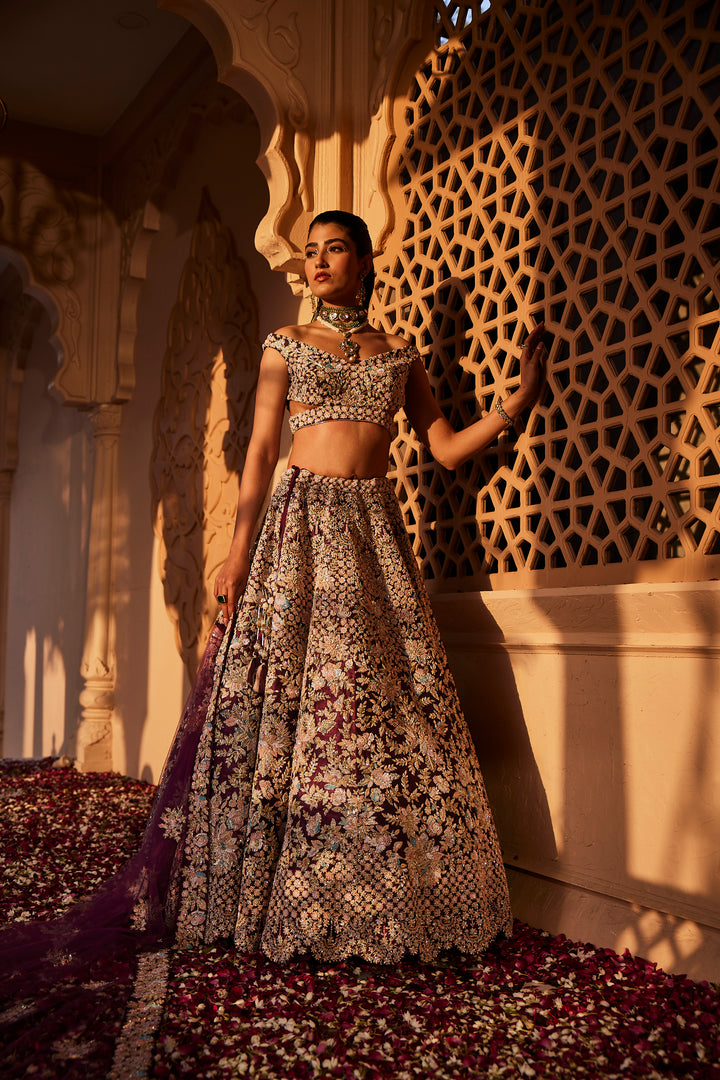 Roses Lehenga