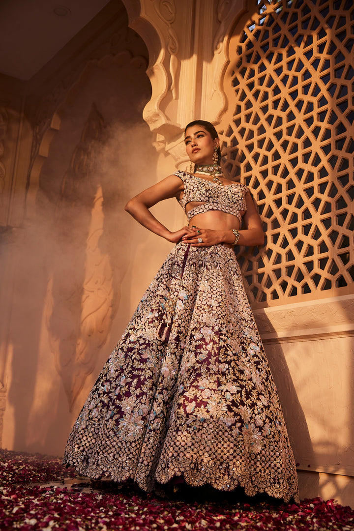 Roses Lehenga