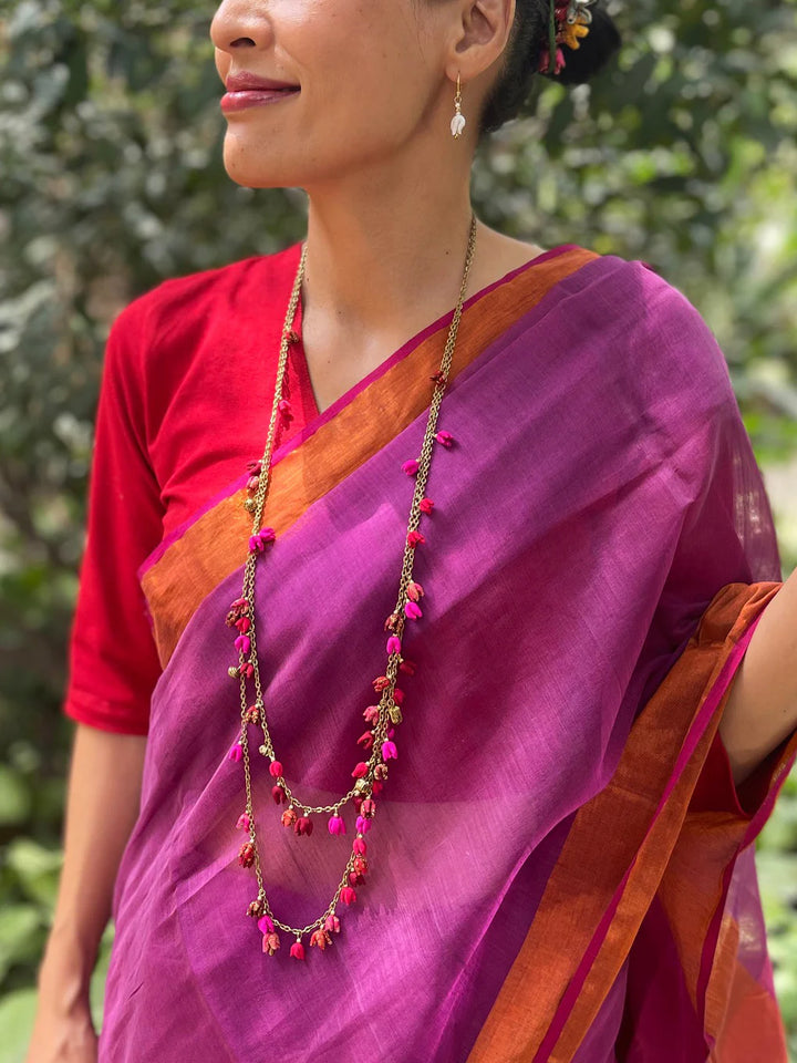 Kinkini Red Multi Necklace