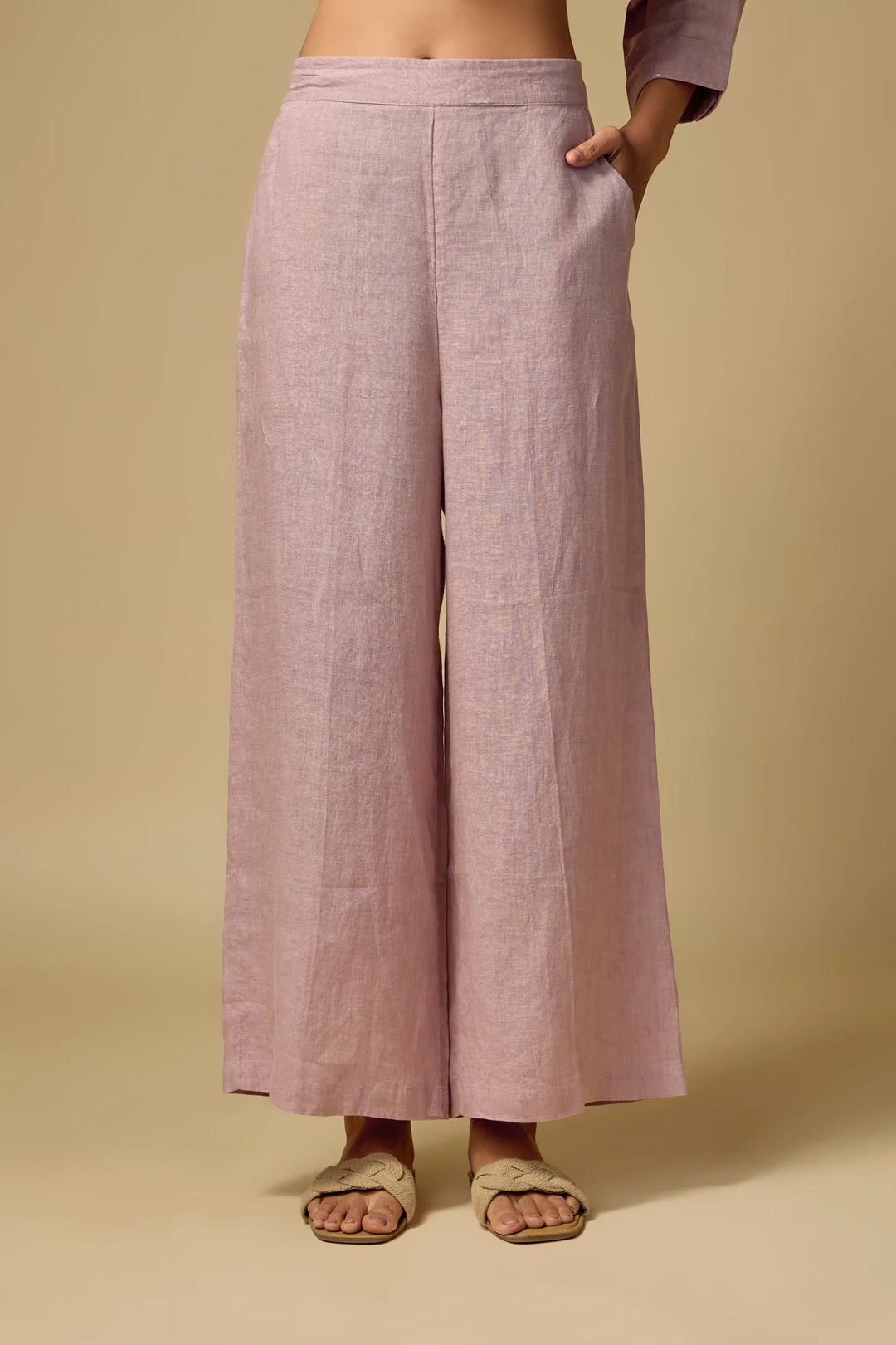 Pure Linen 13" Pink Pants