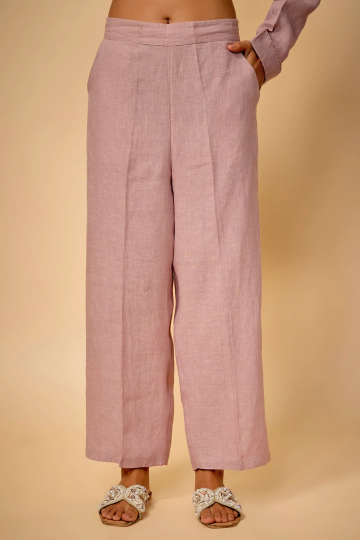 Pure Linen 13" Pink Pants