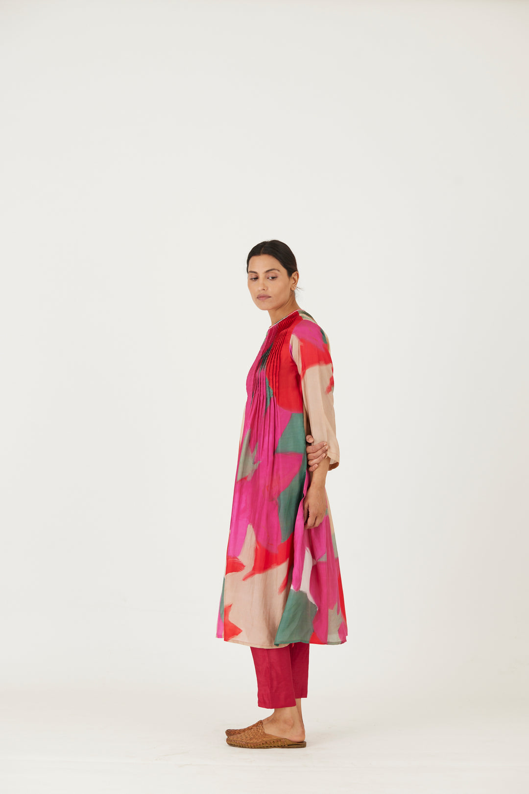 Lei Lani Red Long Kurta Set