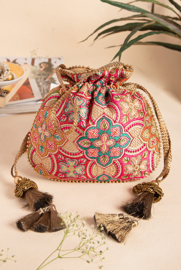 Amna Embroidered Potli Bag