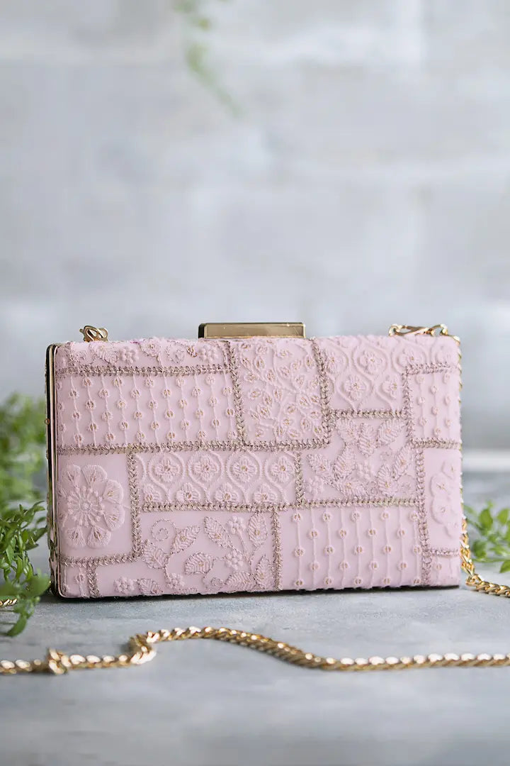 Mosaic Luxe Embroidered Clutch