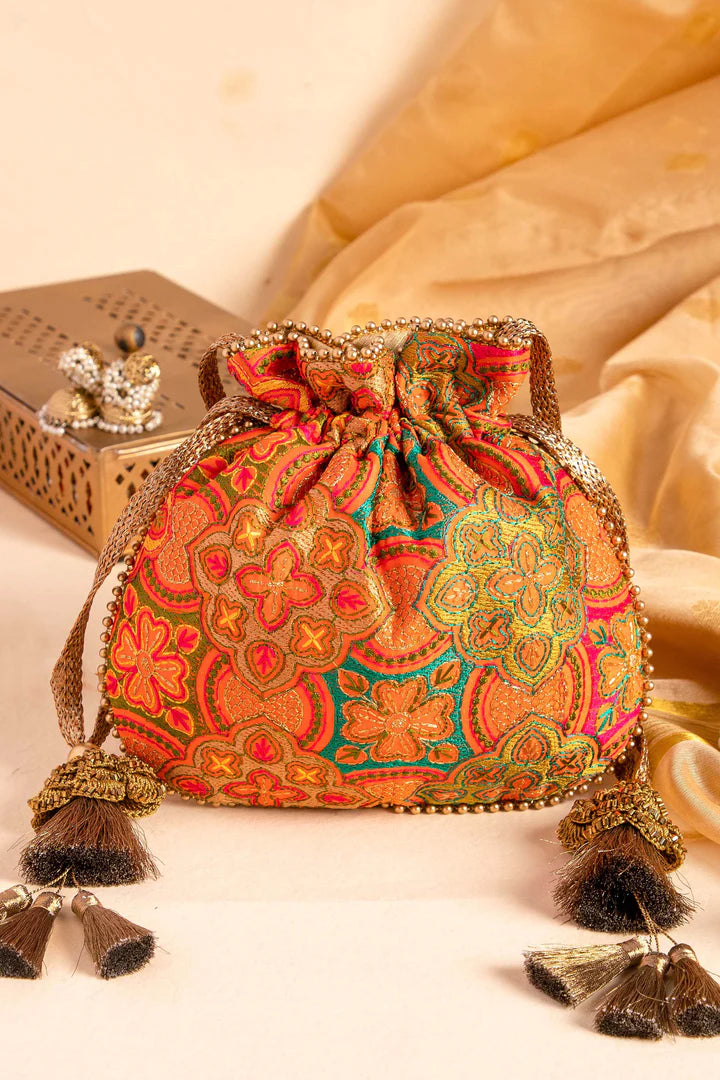 Amna Embroidered Potli Bag