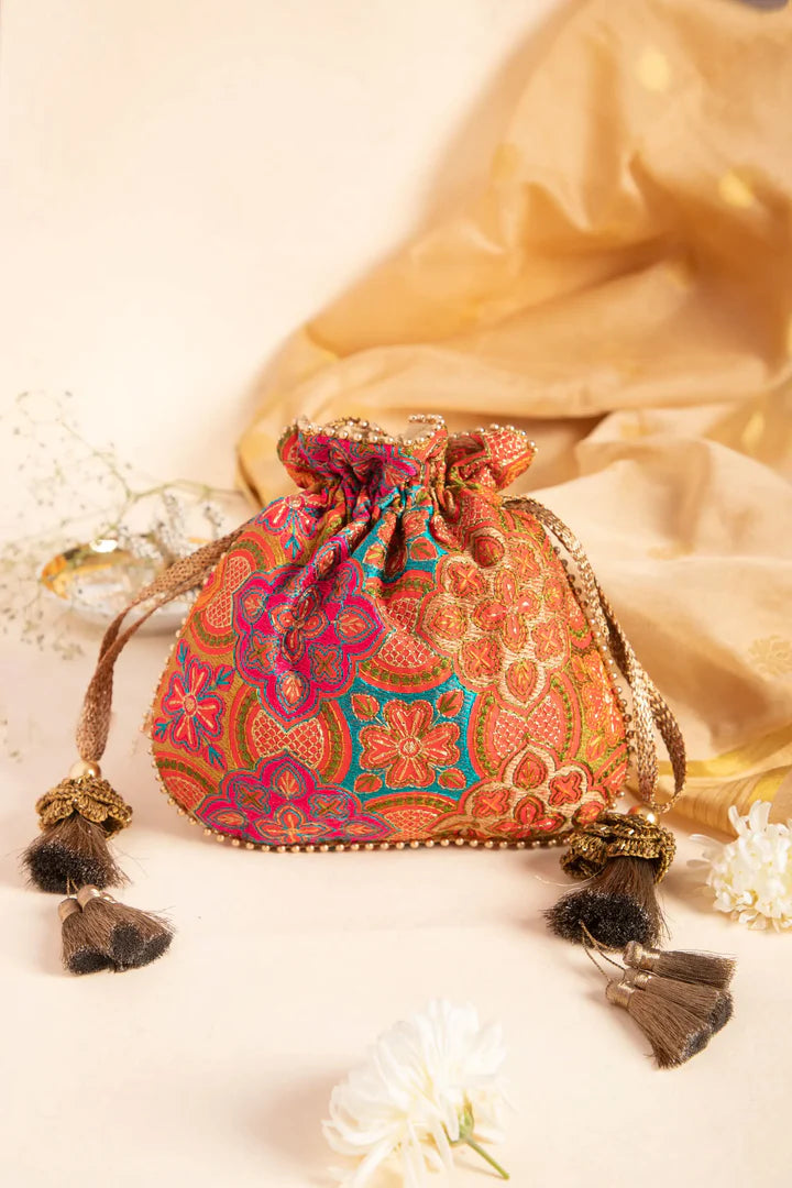 Amna Embroidered Potli Bag