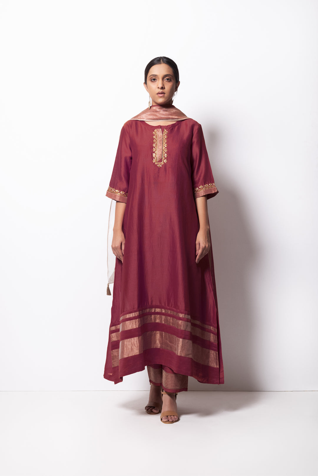 A-Line Kurta Set