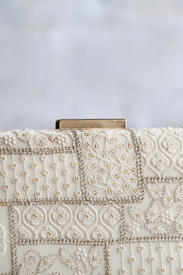 Mosaic Luxe Embroidered Clutch