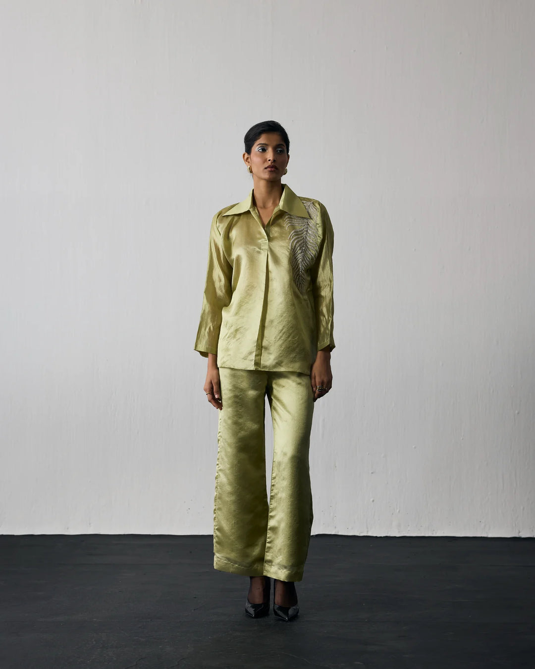 Leaf Shirt Co-ord