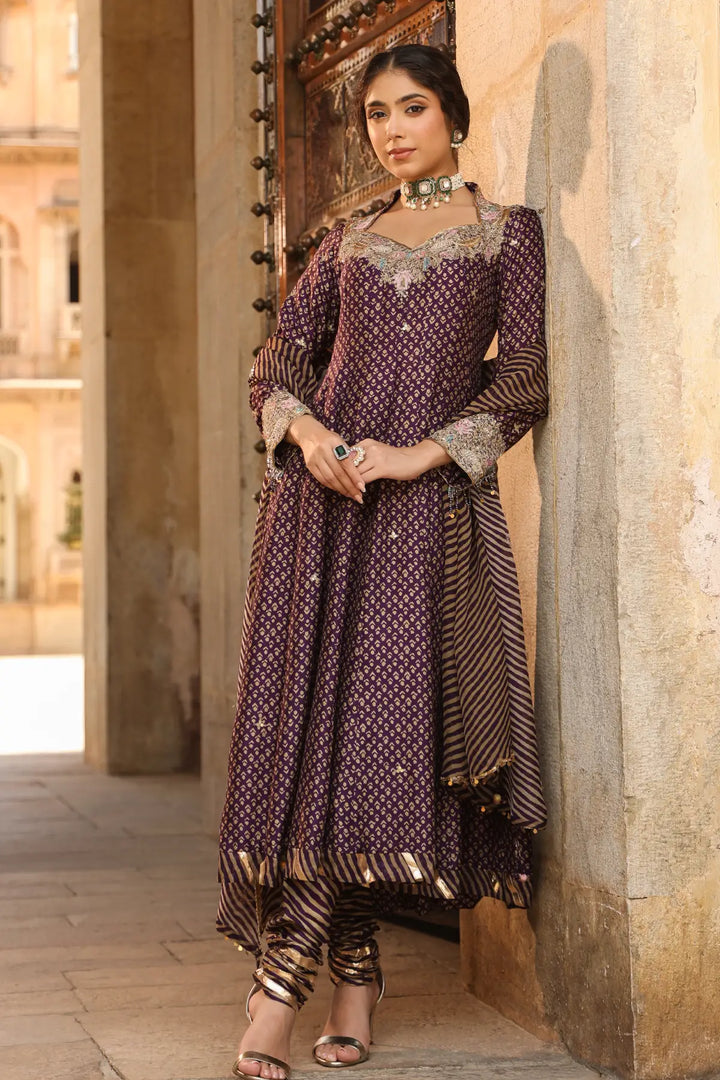 riwayat printed kalidar set