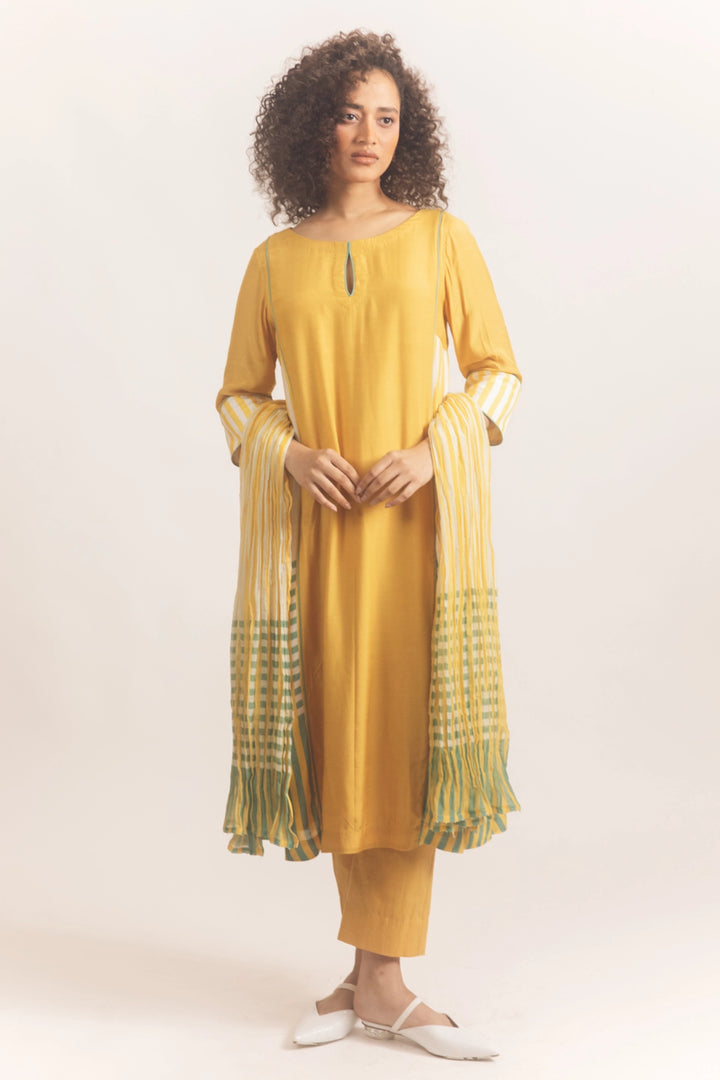 Sienna Kurta Set Yellow