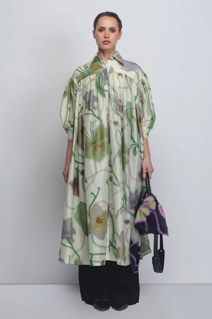 Paron Print Drop Shirt Dress