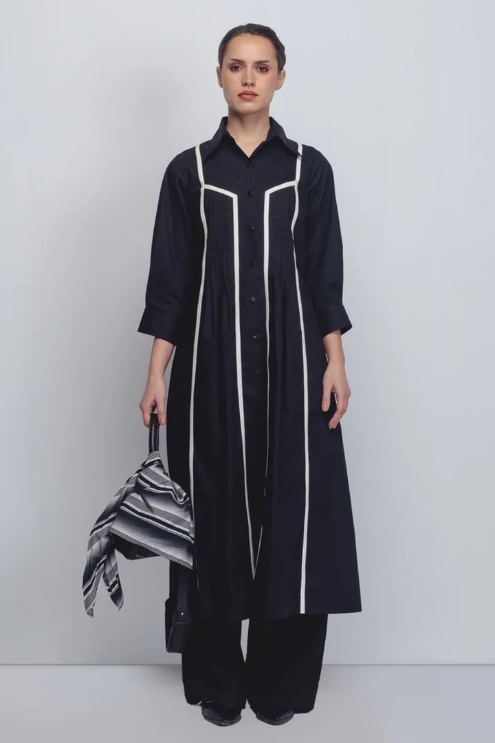 Column Shirt Dress