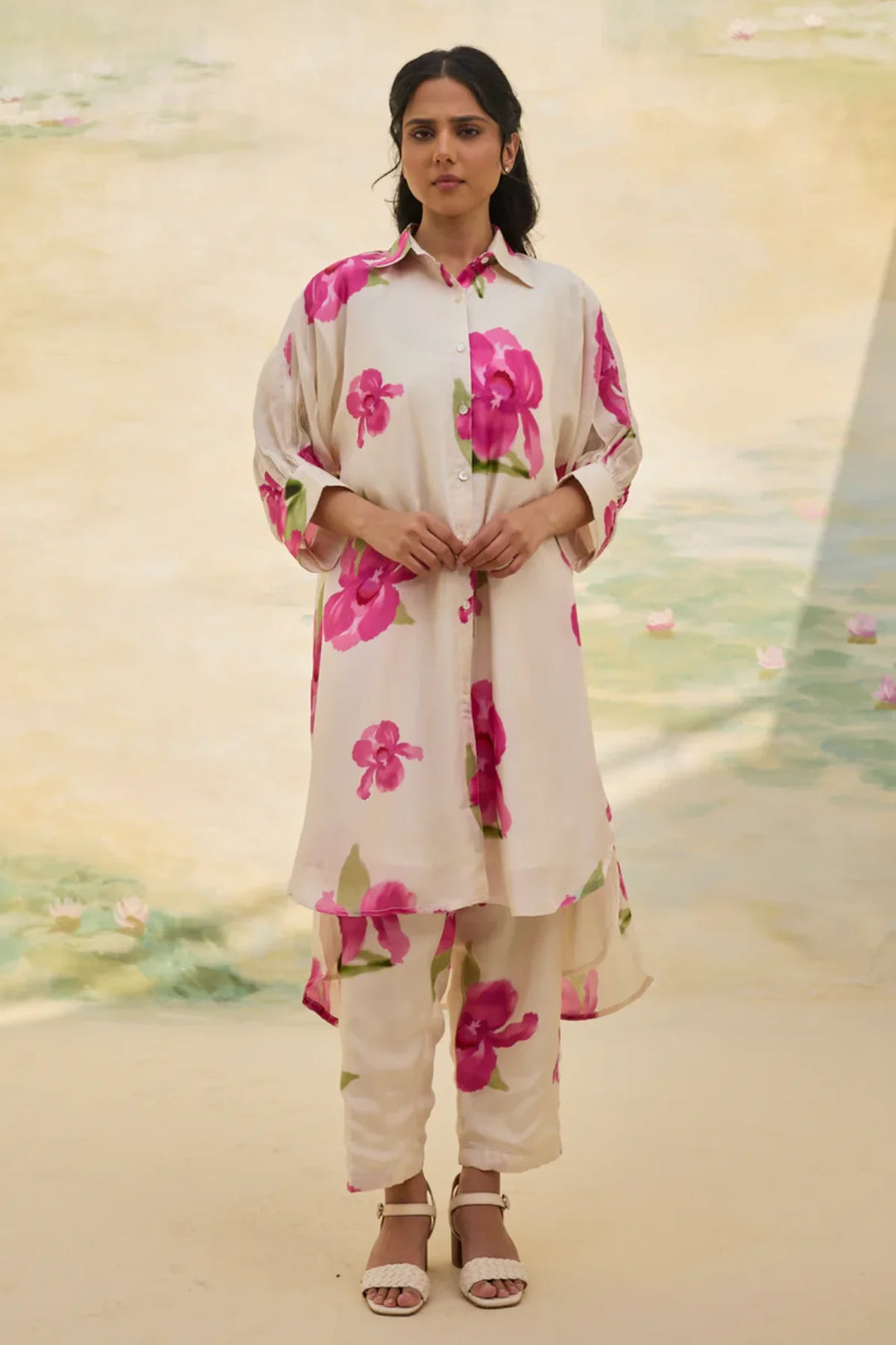 Aira Floral Silk Co Ord