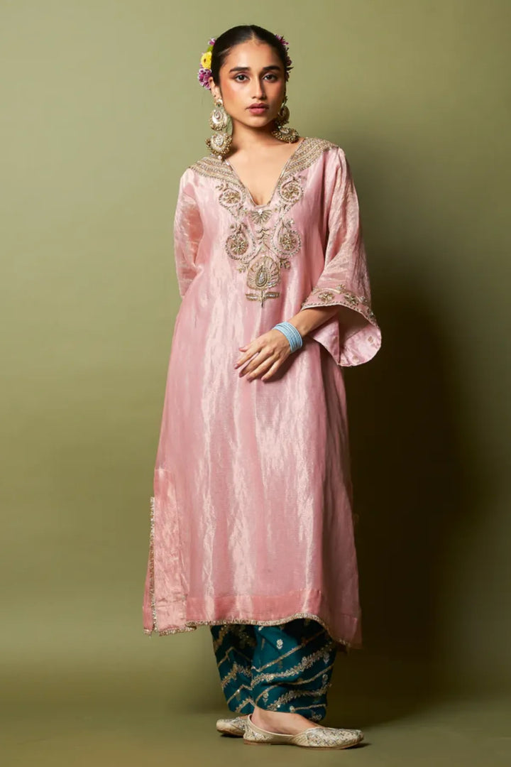 Rosika embroidered kaftan set
