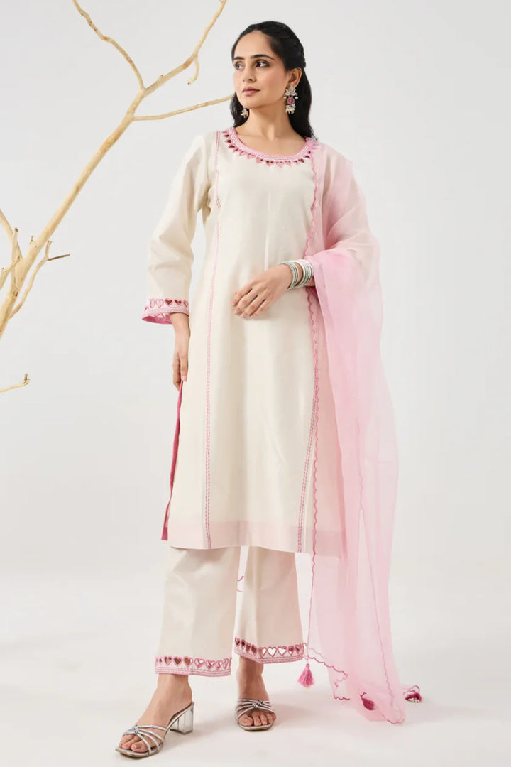 Dilzaah Cut Heart Aline suit