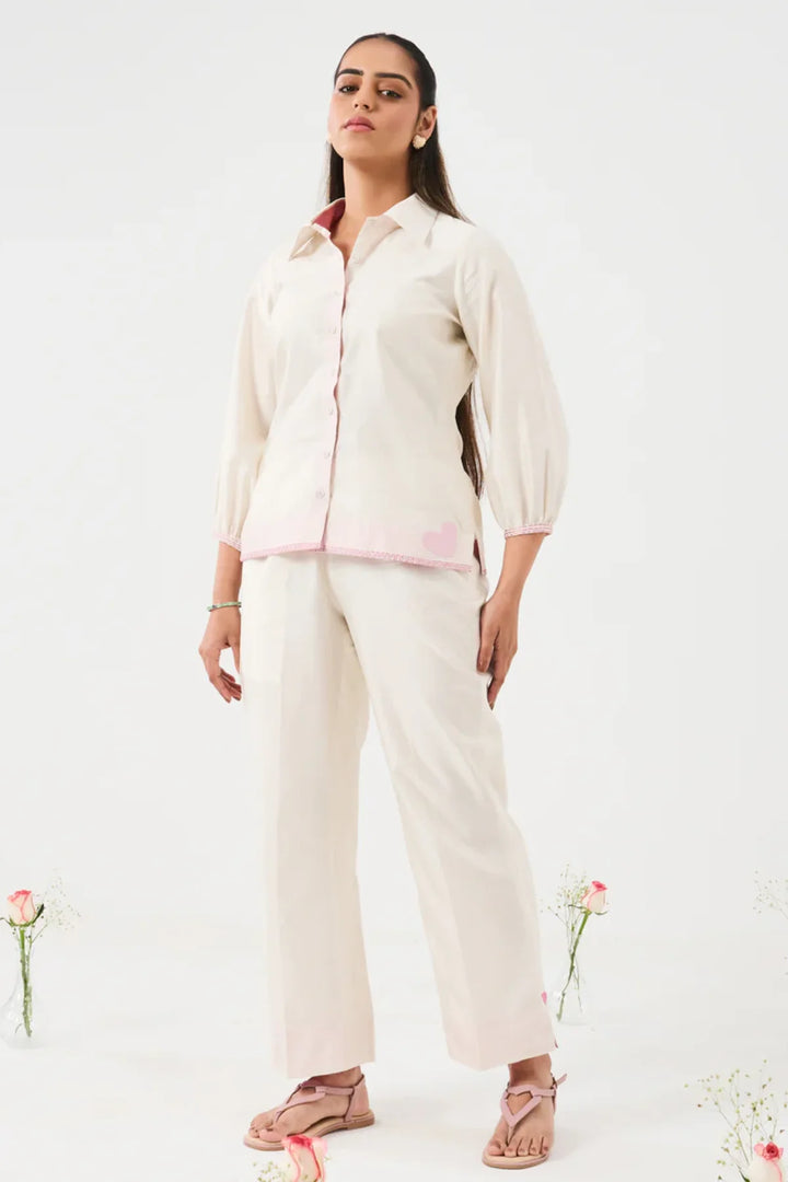 Dilzaah Solid Heart Shirt Style