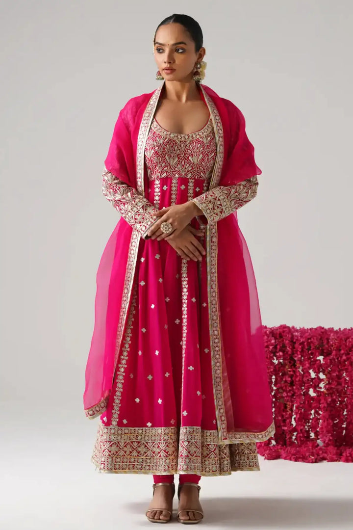 Dilruba - Kalidaar Set - Pink
