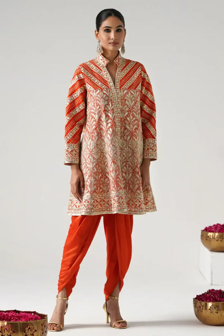 Dilruba - Baby Doll Set - Orange