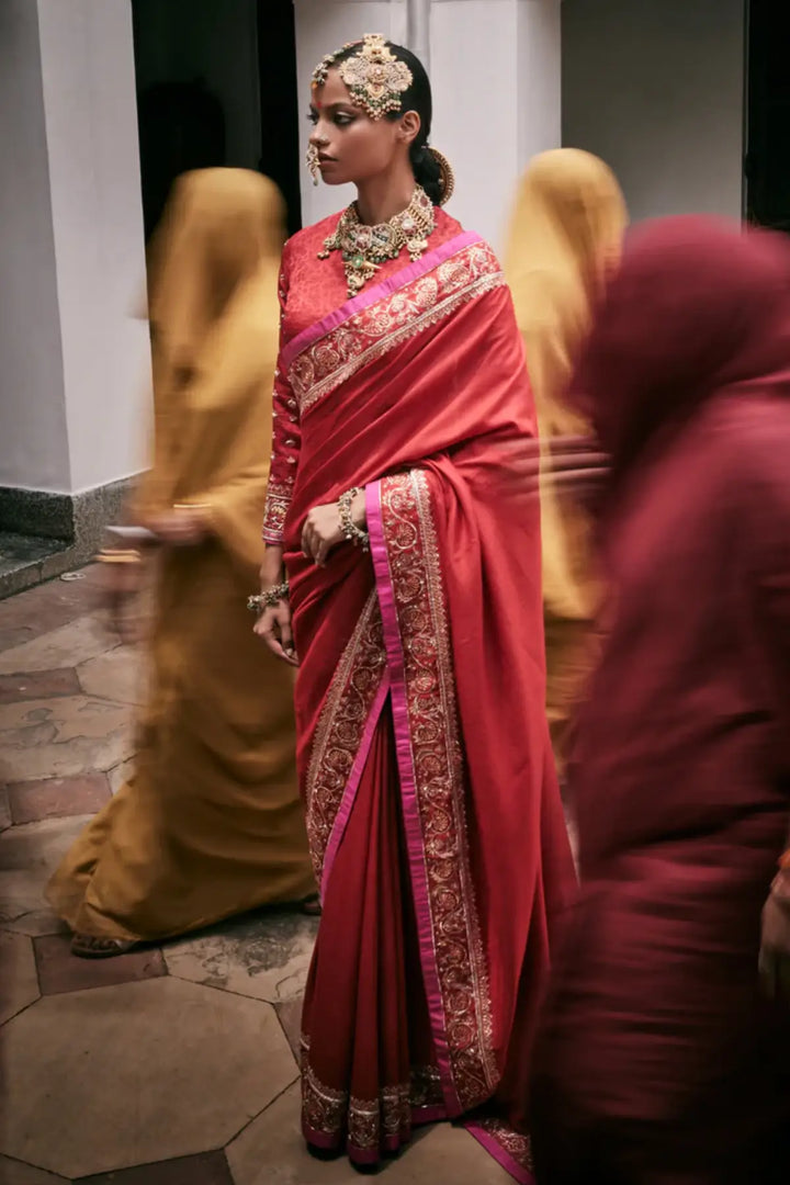 seher saree set sindoori