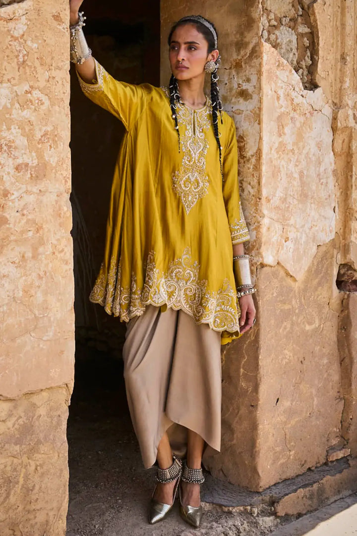 Mustard Tunic Set