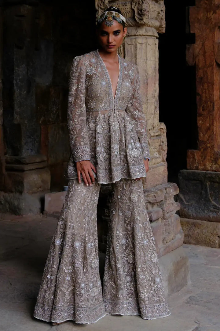Alana Peplum & Sharara Set