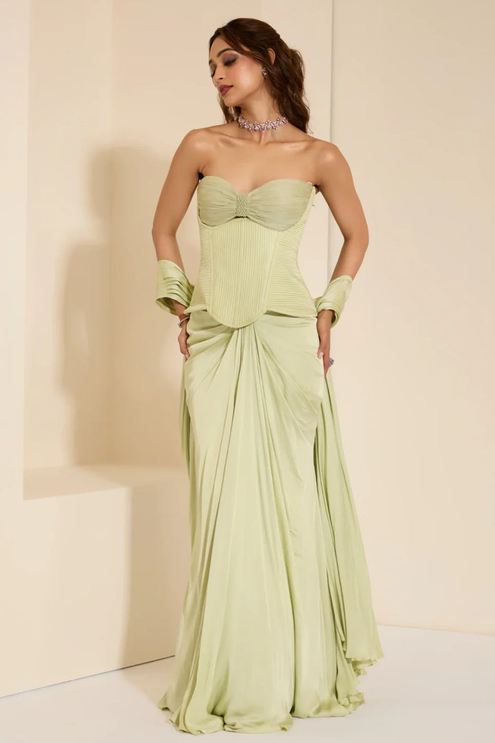 Mint Muse Corset and Drape