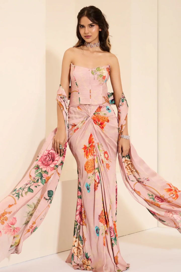 Lavender Mist Corset and Drape