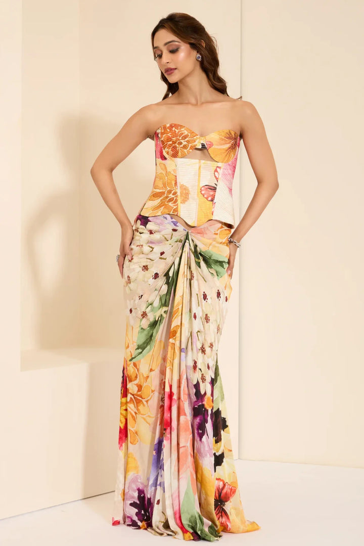 Serene Whispers Corset & Drape