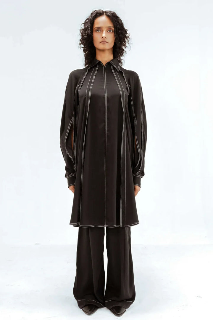Caris Crepe Top