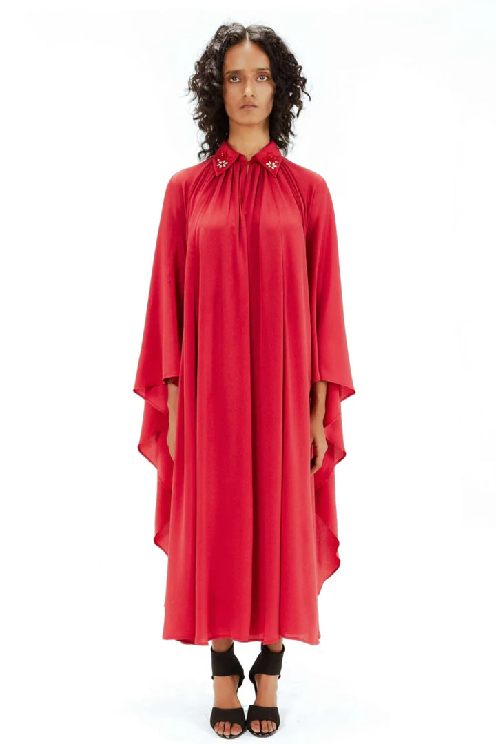 Alara Embellished Crepe Dress