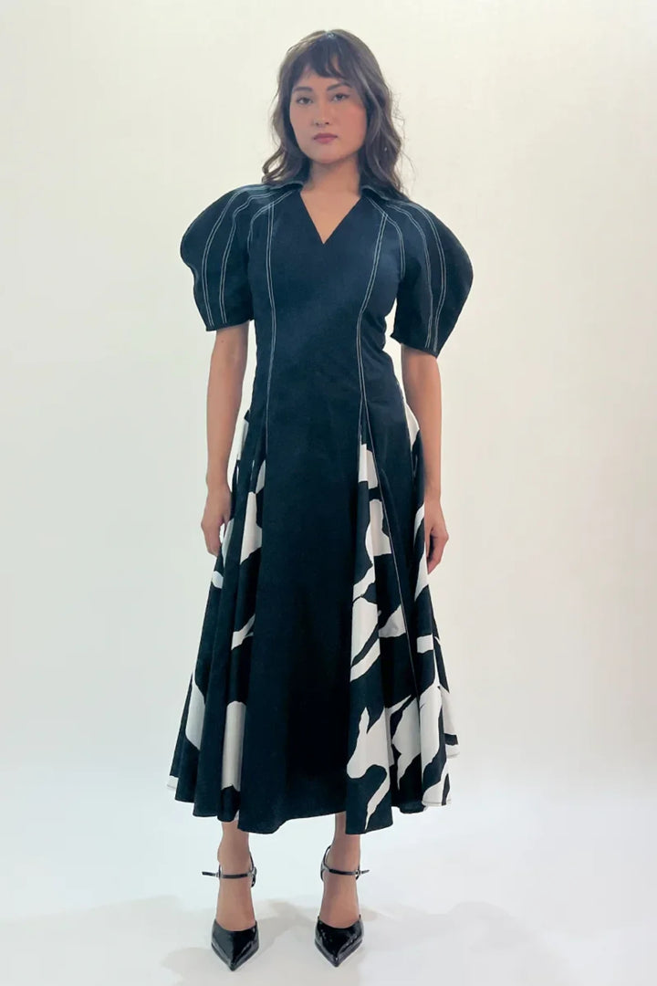 Stream Godet dress