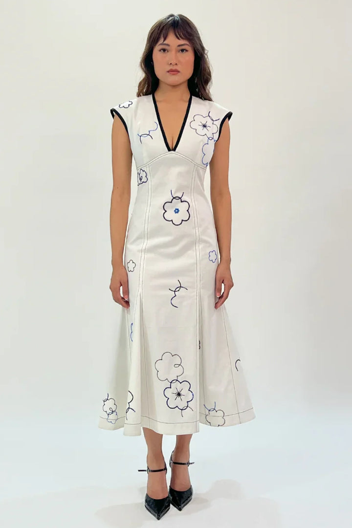 Peony Embellished Dress