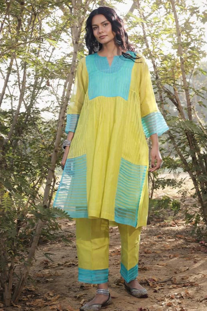 Neon Green Pintek Co-ord set