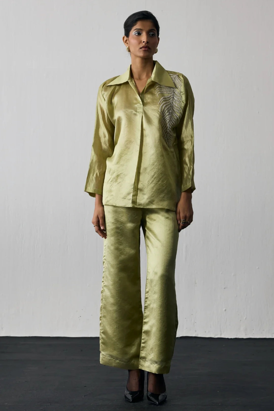 Leaf Shirt Co-ord