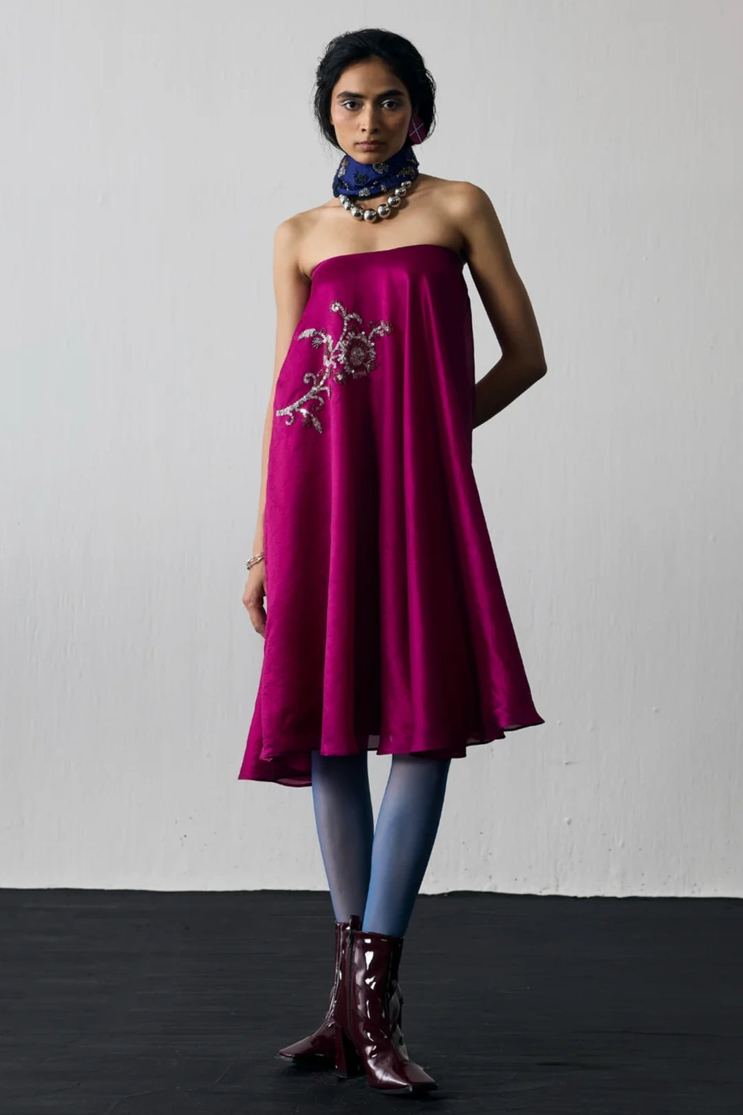 Motif Tube Dress