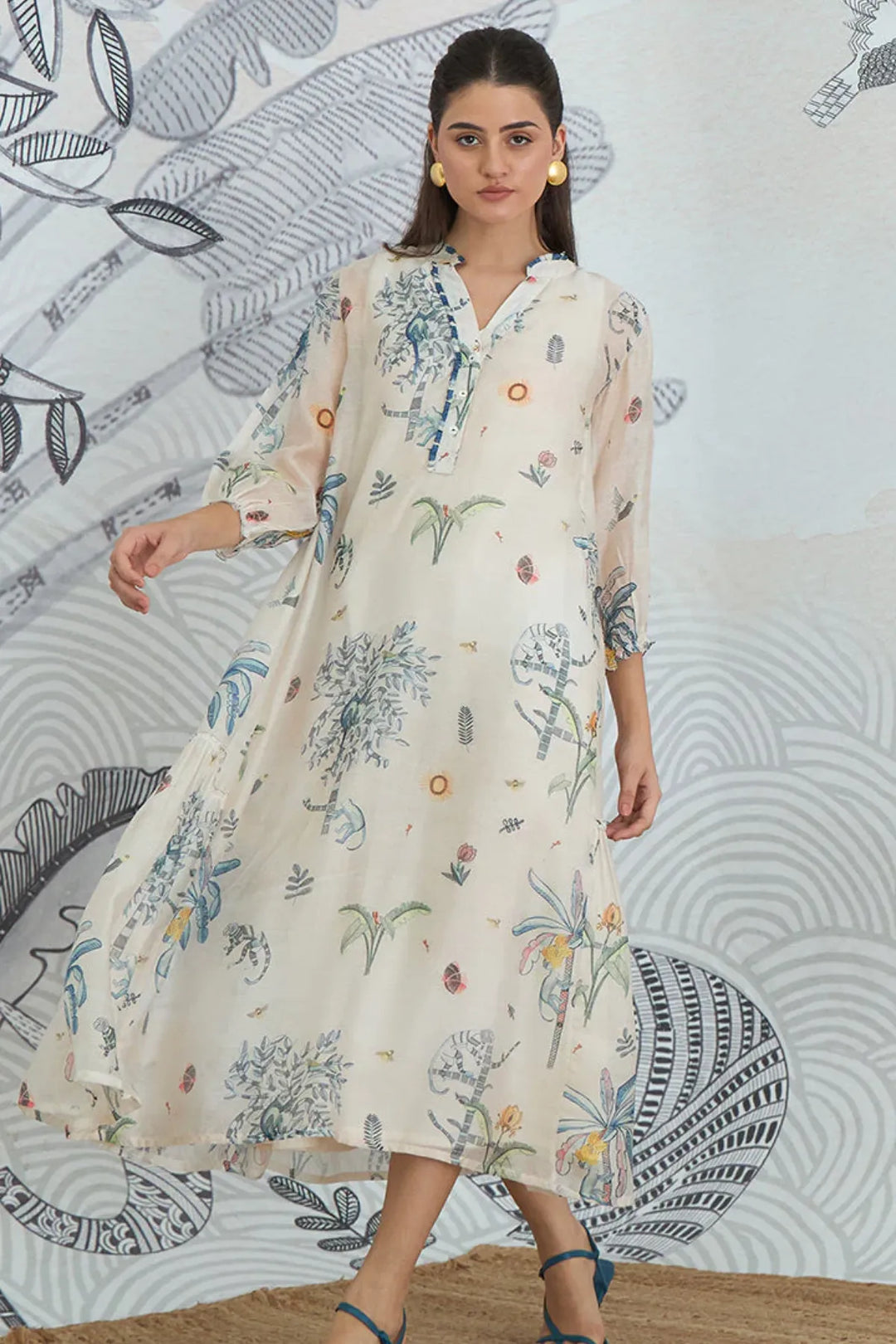 Jungle Frill Dress